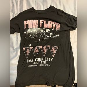 Small pink floyd vintage tour band tee